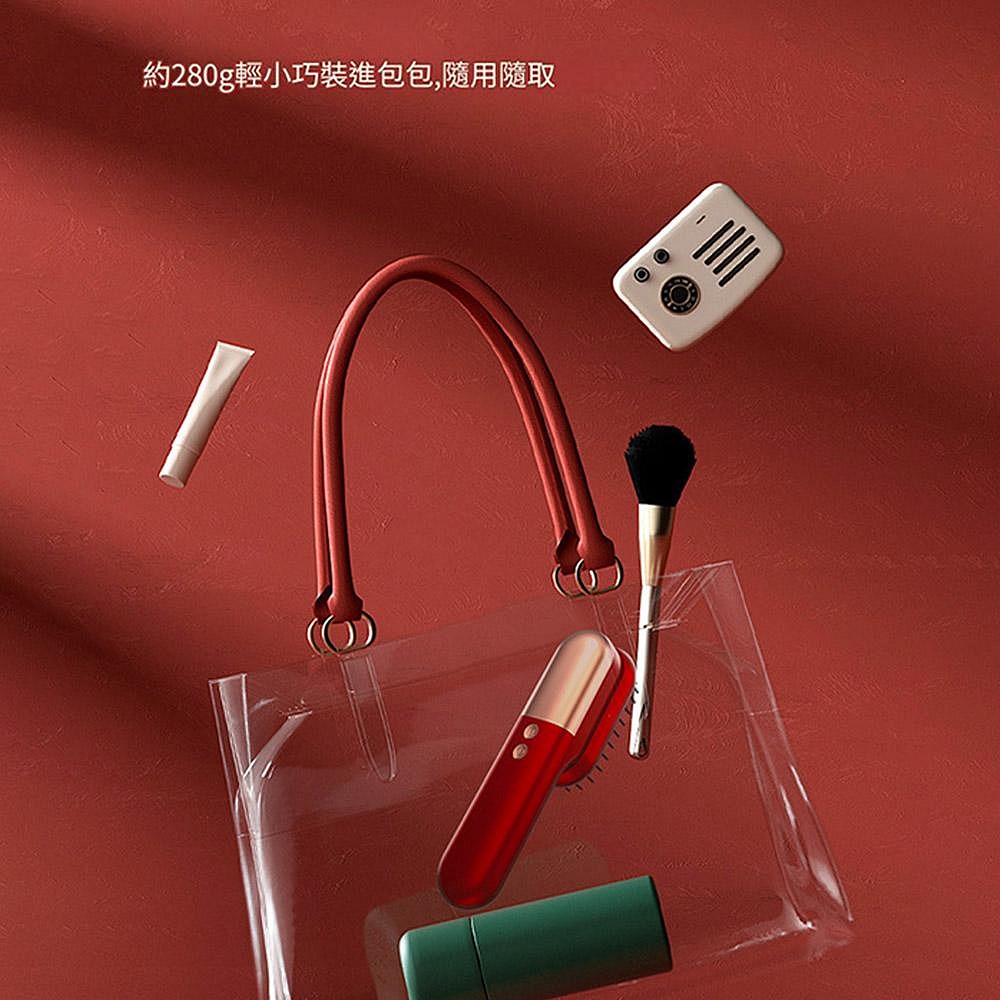 紅光震動按摩直髮梳 直捲兩用 捲髮棒 頭皮SPA 無線直髮梳 負離子直髮梳 離子夾 離子梳蓬鬆變直髮-細節圖10