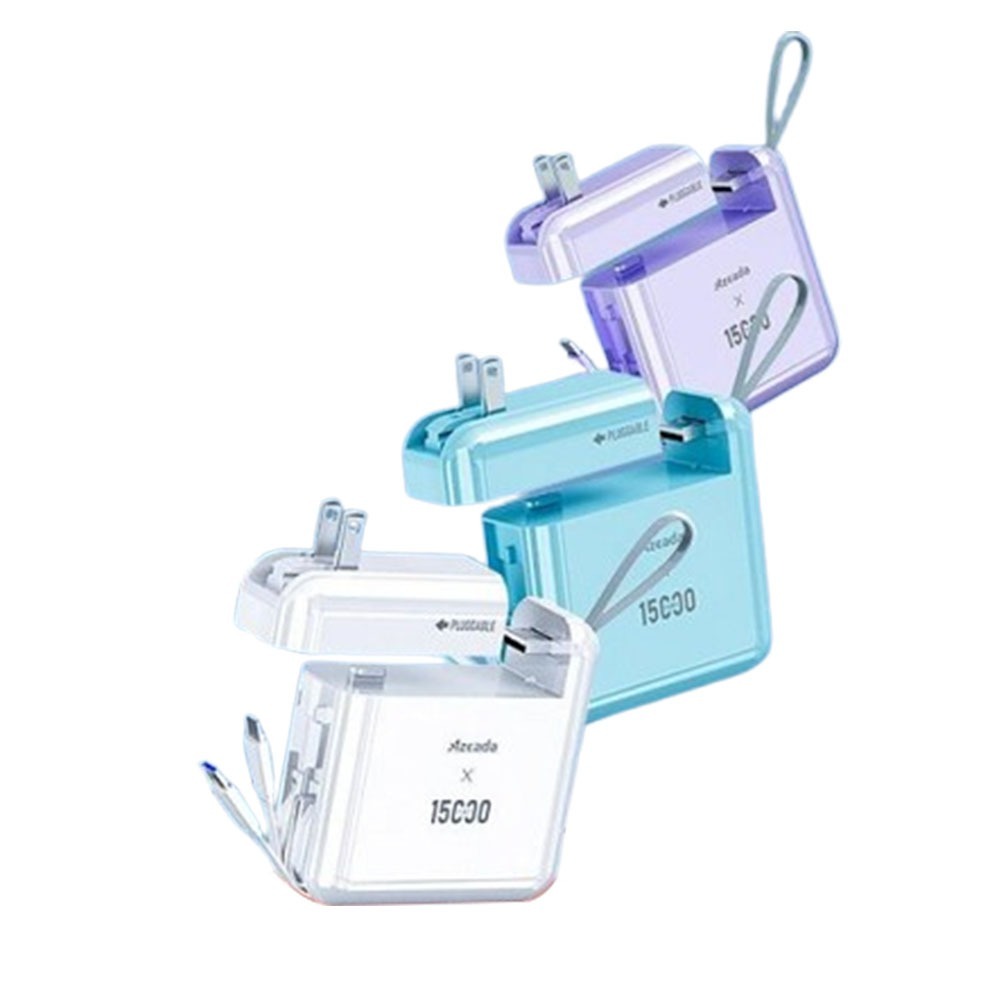 台灣公司貨 22.5W自帶線可拆插座15000mAh行動電源 AC行動電源 充電器 充電寶 PD-P110-規格圖5