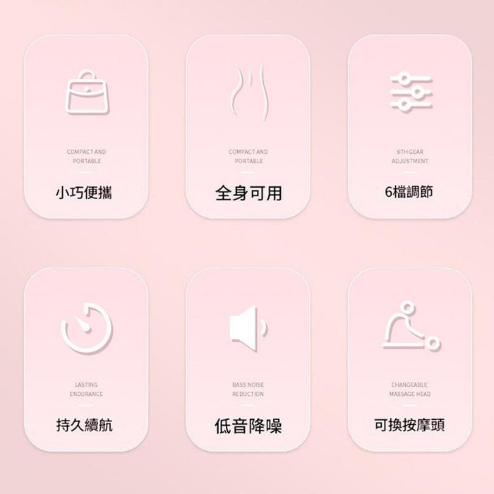 YOGEMDI 6段無線充電式推脂機 按摩器 手持式便攜美體機-細節圖2