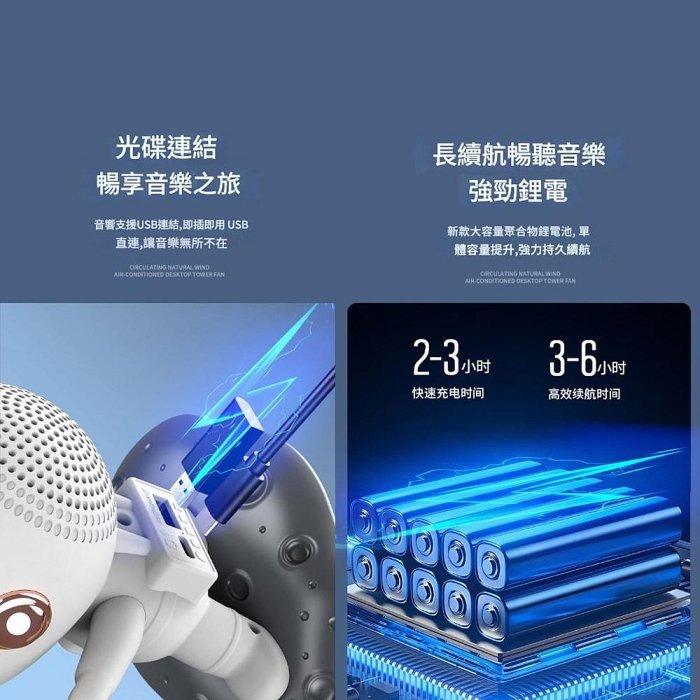 月亮款 太空人藍芽音箱 迷你桌面小音響 藍牙音箱 可愛造型-細節圖5