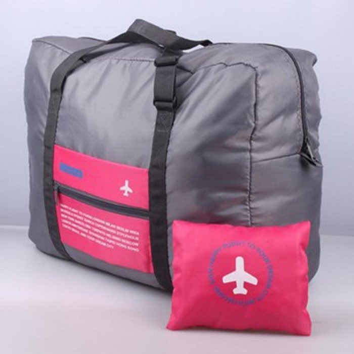 韓版旅行拉桿包 尼龍防水 可折疊旅遊收納包 大號行李箱衣物整理袋-細節圖7