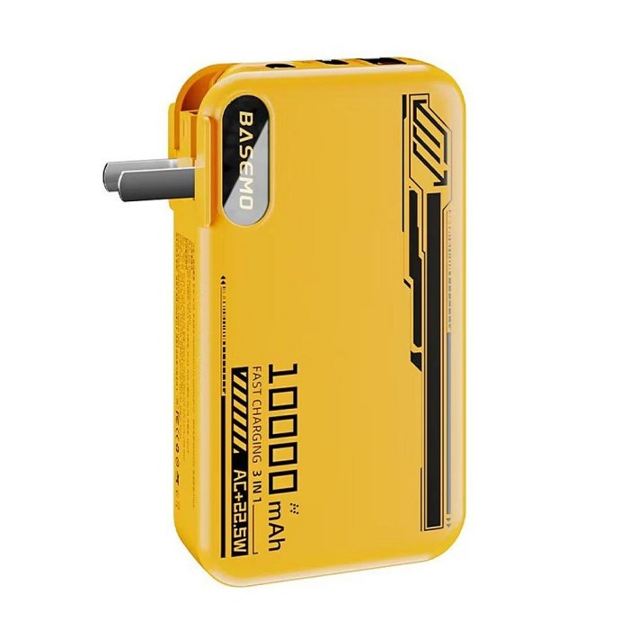 倍魔 22.5W 三合一行動電源 插頭行動電 自帶雙線 TYPEC/蘋果16快充-細節圖11