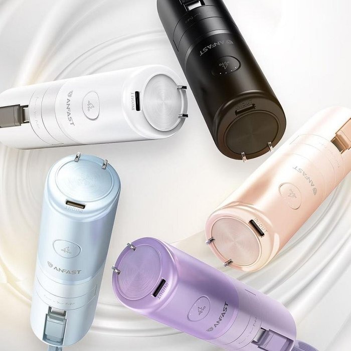 ANFAST UPS多功能20W口袋寶5000mAh Type-C 自帶線 AC牆插充電-細節圖7