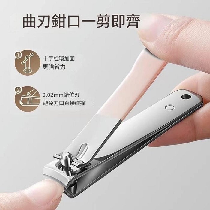 漸層粉指甲剪4件組 家用指甲剪 指甲刀 便攜式修甲護理套裝-細節圖3