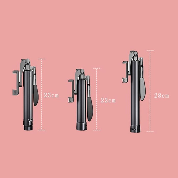 A21手機自拍桿 落地式手機支架 手持雲台穩定器拍照 手機直播支架 三腳架-細節圖11
