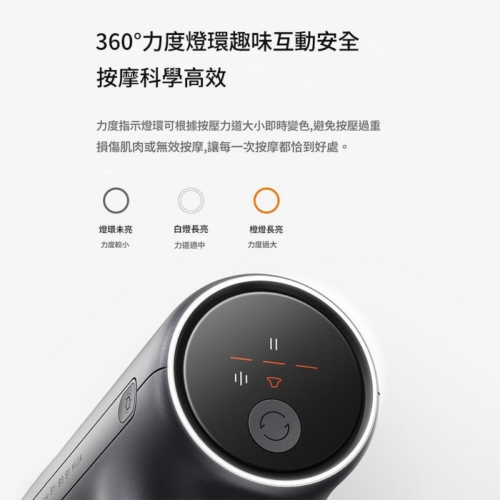 小米 米家熱敷按摩槍 H3 迷你版 小米筋膜槍h3 迷你版 金屬灰-細節圖8