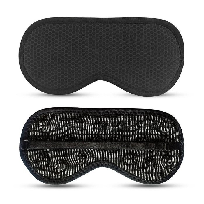 20顆磁石 石墨烯眼罩 遮光遠紅外線眼罩 睡眠專用 柔軟不倒絨眼罩-細節圖9