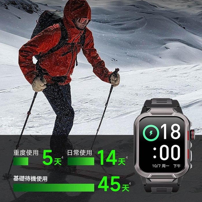 【MIVSEN】GTS9機械運動手錶 防水真心率監測手錶運動智慧手環-細節圖7