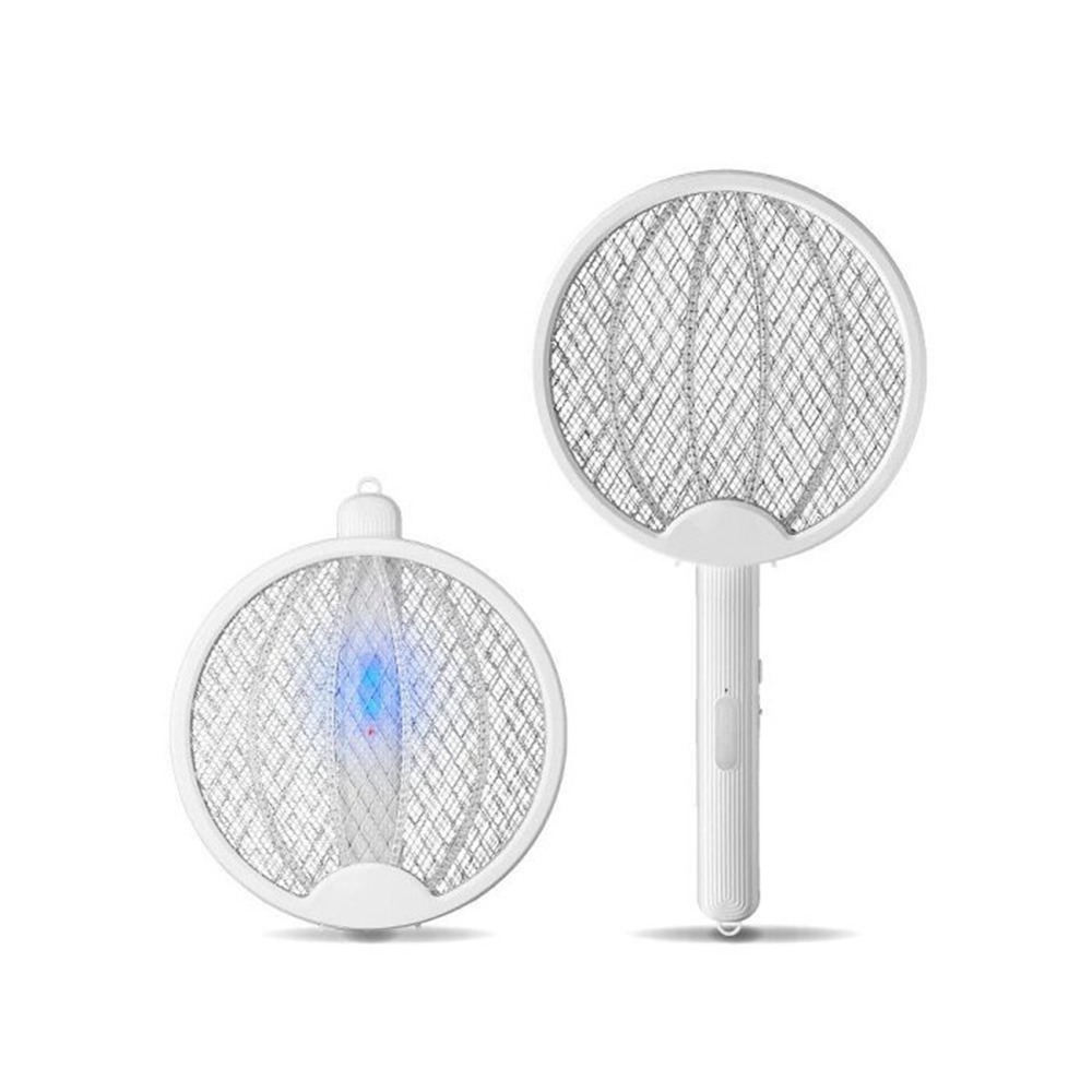 POLYWELL 折疊式兩用電蚊拍 紫光滅蚊燈 USB充電 可壁掛 誤觸保護 露營野餐也方便 寶利威爾 台灣現貨-細節圖2