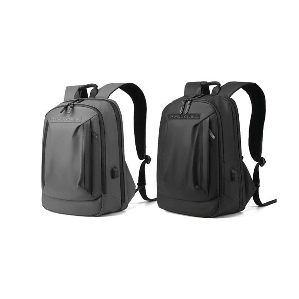POLYWELL 時尚筆電公事包 後背包 電腦包 防水材質 透氣背墊 大容量 可容納16吋筆電 寶利威爾 台灣現貨-細節圖2