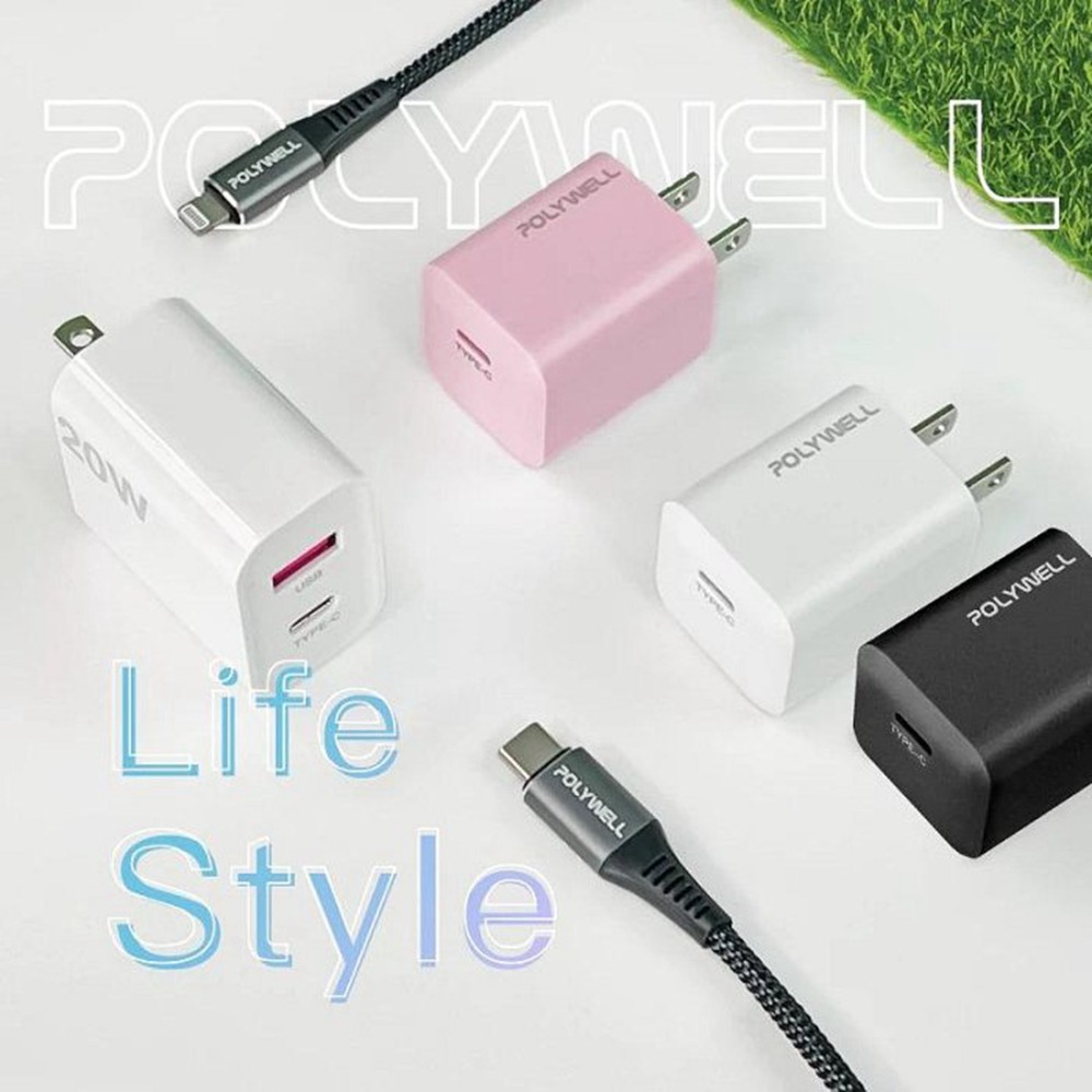 POLYWELL 20W迷你PD快充頭 Type-C 充電頭 豆腐頭 適用蘋果iPhone 安卓 寶利威爾 台灣現貨-細節圖11