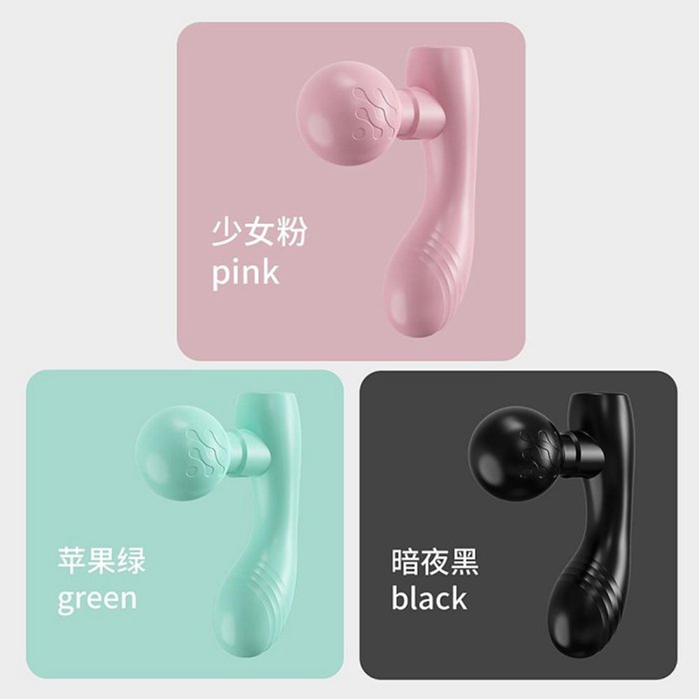 YOGEMDI 女士雙頭震動筋膜槍 靜音按摩儀 舒緩疲勞按摩棒-細節圖10