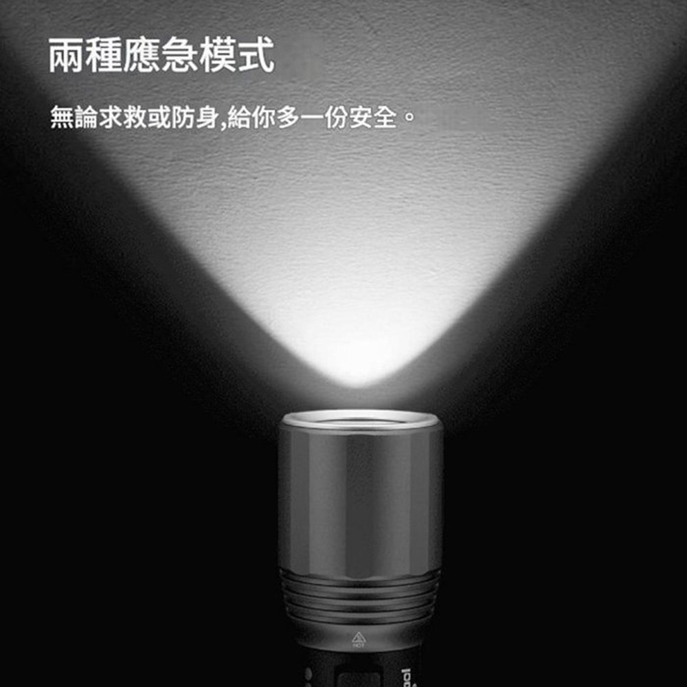 小米有品 納拓強光手電筒 T10 超亮戶外遠射可充電 露營燈-細節圖8