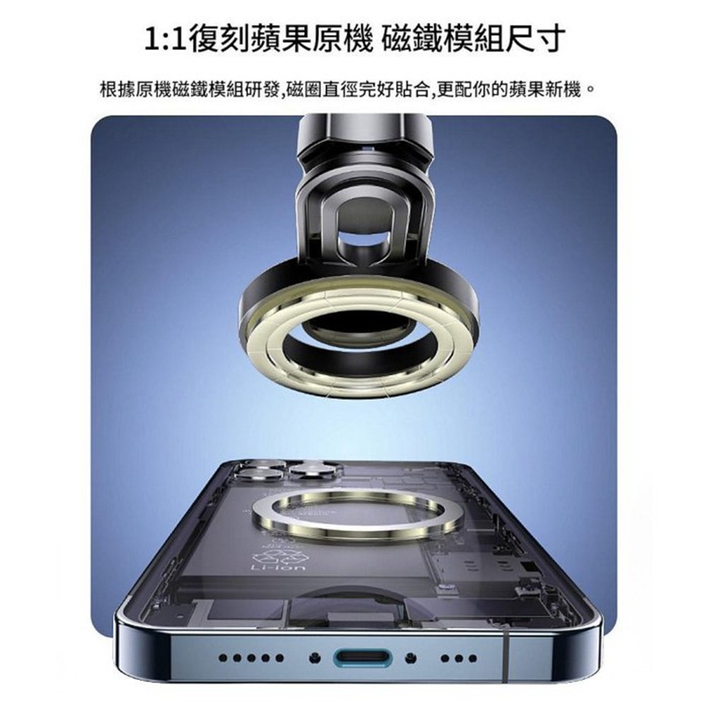 yesido 磁吸手機支架 汽車出風口 多功能旋轉強磁 車用手機支架-細節圖5