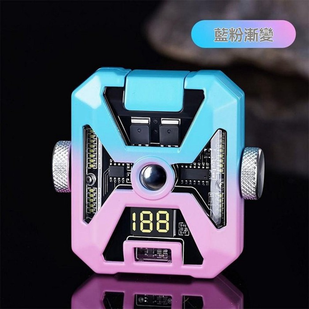 指尖陀螺打火機雙電弧點煙器 機甲電弧打火機 電子點火槍 電子點火器 充電點火器 蠟燭 電弧點火器 防風打火機-細節圖2