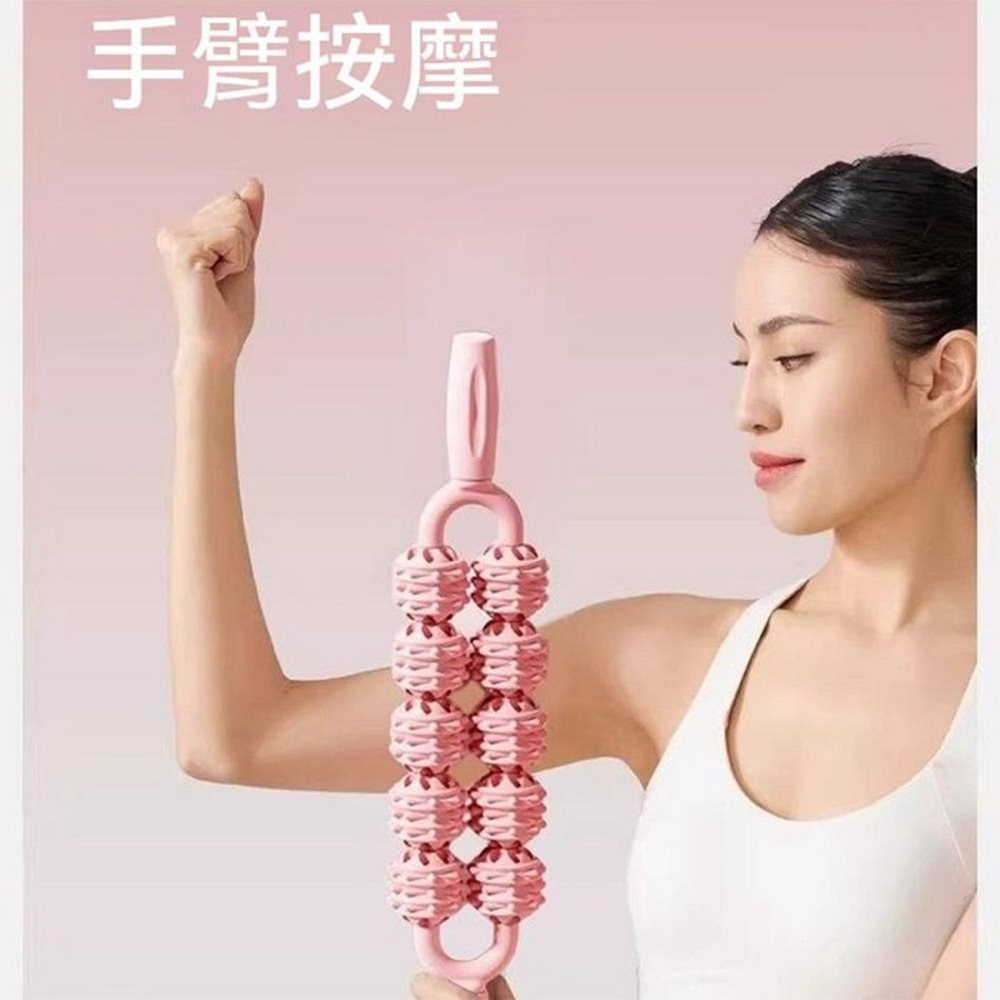 實心瑜珈柱 45公分 實心滾輪 瑜珈柱 按摩滾筒 瑜珈滾筒 健身滾筒 滾背 肌肉放鬆 普拉提狼牙瑜珈柱-細節圖7