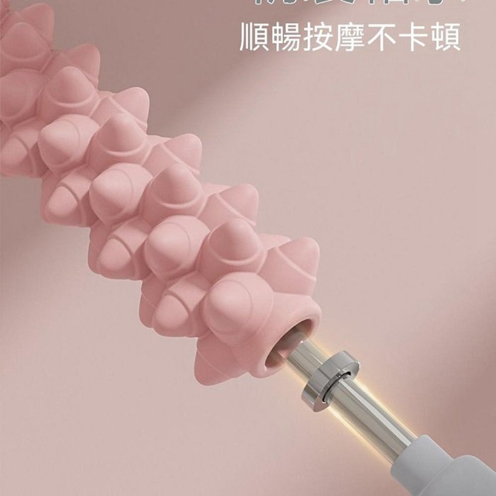 狼牙按摩棒 肌肉放鬆滾輪 瑜伽按摩滾軸 小腿大腿筋膜按摩棒-細節圖9
