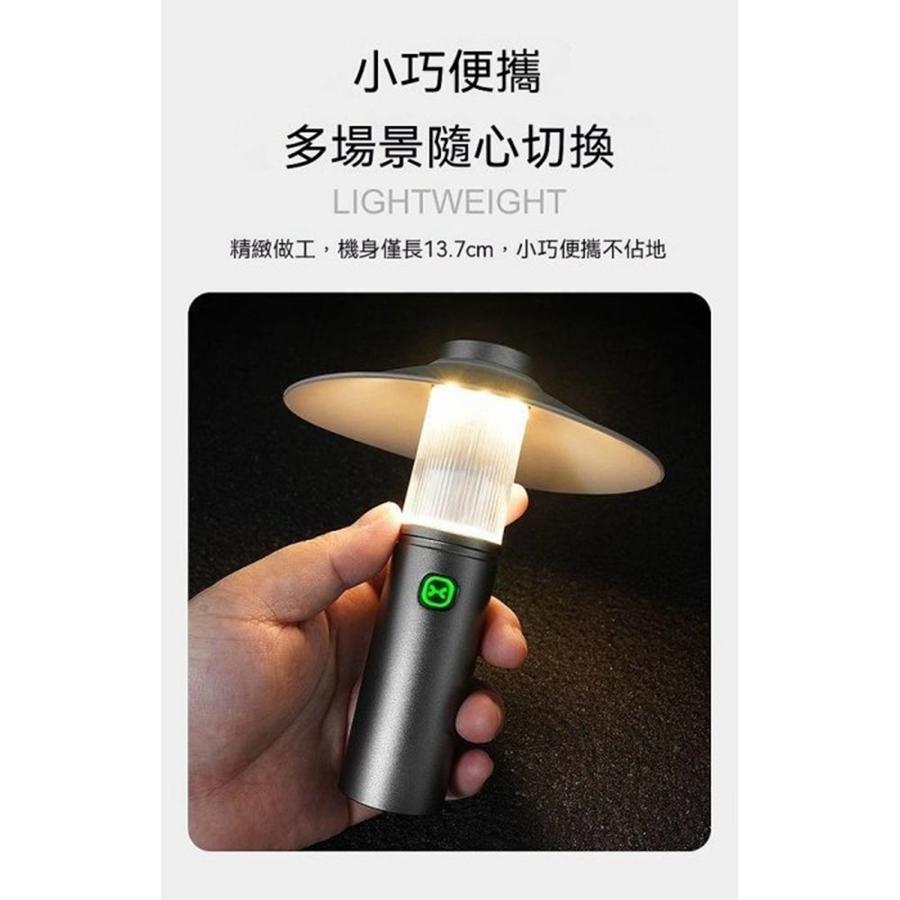 【現貨】長續航迷你露營燈 露營燈帶 戶外燈條 氛圍燈 帳篷燈 營地掛燈 氣氛燈 便攜伸縮手搖燈帶 居家裝飾 防水照明 應-細節圖8