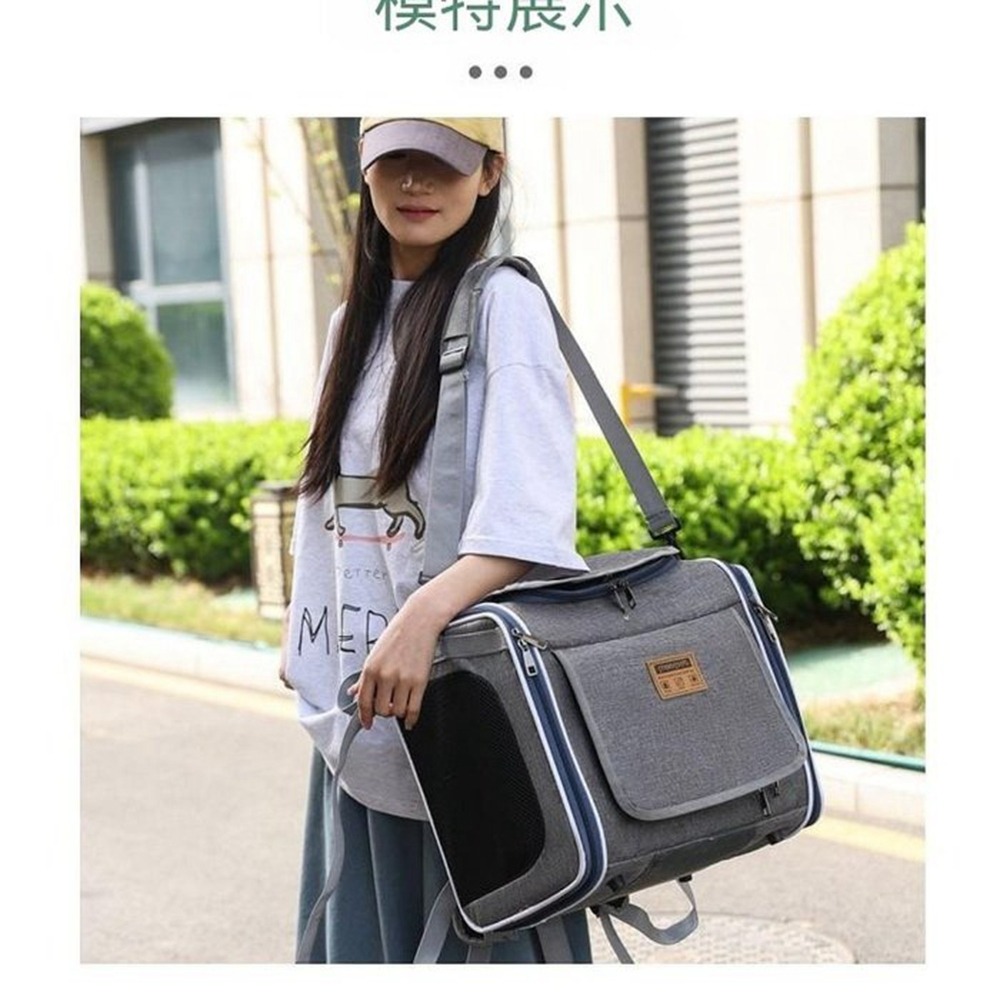 寵物機車包 寵物後背包 寵物背包雙肩 寵物包 貓咪外出包 提雙肩包 北歐風自行車-細節圖6