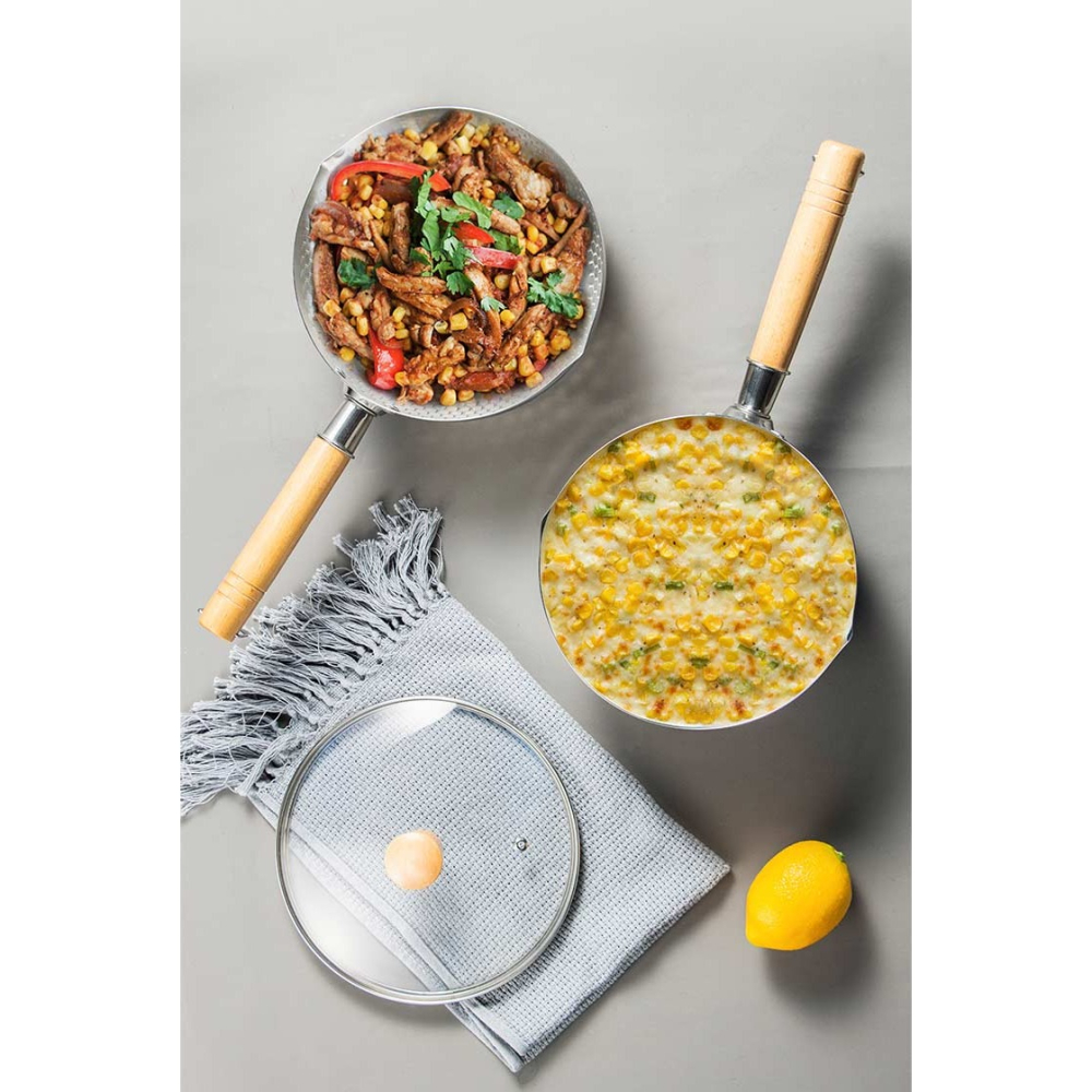 304不鏽鋼雪平鍋附鍋蓋【日本FOREVER】泡麵鍋 單柄湯鍋 個人鍋-細節圖10