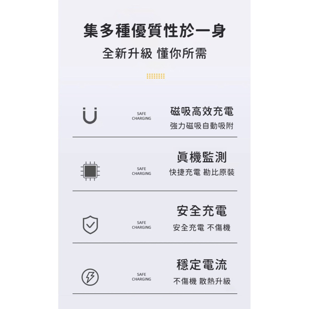 【好拾物】Apple Watch Type-C 三合一磁吸充電線 交換禮物 聖誕禮物-細節圖3