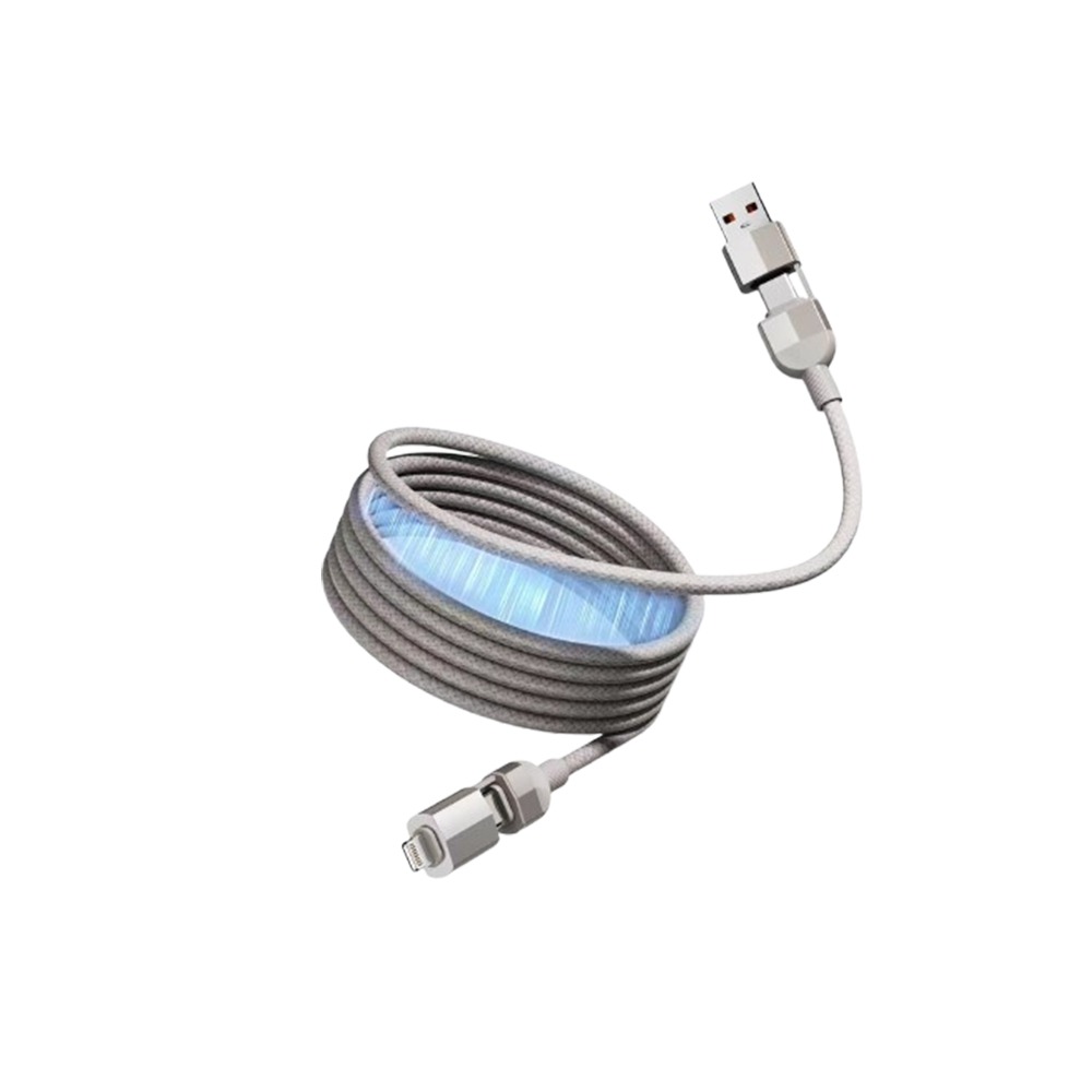 【好拾選物】磁吸收納編織充電線60W 充電線 蘋果充電線 快充線 傳輸線 磁吸收納充電線交換禮物 聖誕禮物-細節圖3