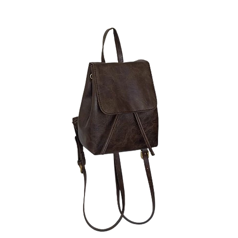 【MISUE】美式復古雙肩包｜小後背包 通勤休閒百搭款-細節圖5