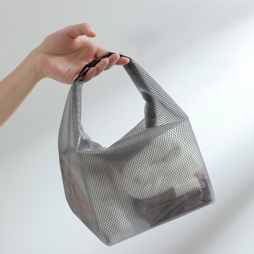 【好拾選物】大容量防水包 灰35*15*27CM｜扣式手提｜游泳包-細節圖6