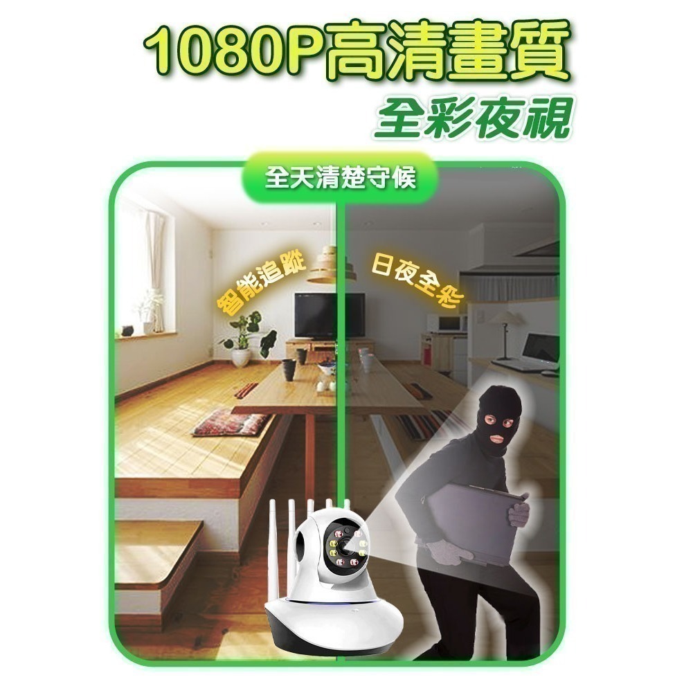 送五米線 有看頭300W無線雙頻攝影機【1296P超廣角 360度旋轉追蹤】Yoosee有看頭WIFI6雙頻監視器-細節圖8