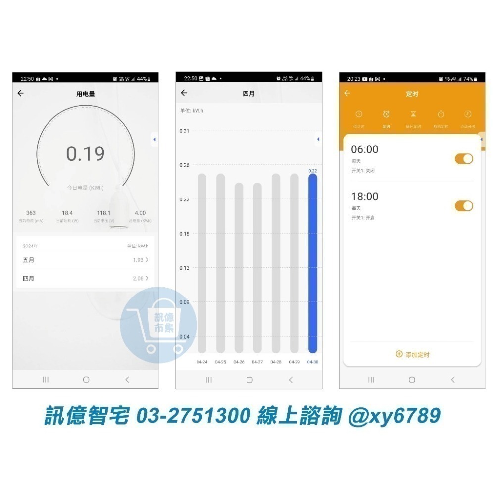 小圓智能插座【20A用電管理 遠端定時 符合台灣規格】IOT 省電神器 節能省電 Tuya APP手機遠端聲控-細節圖6