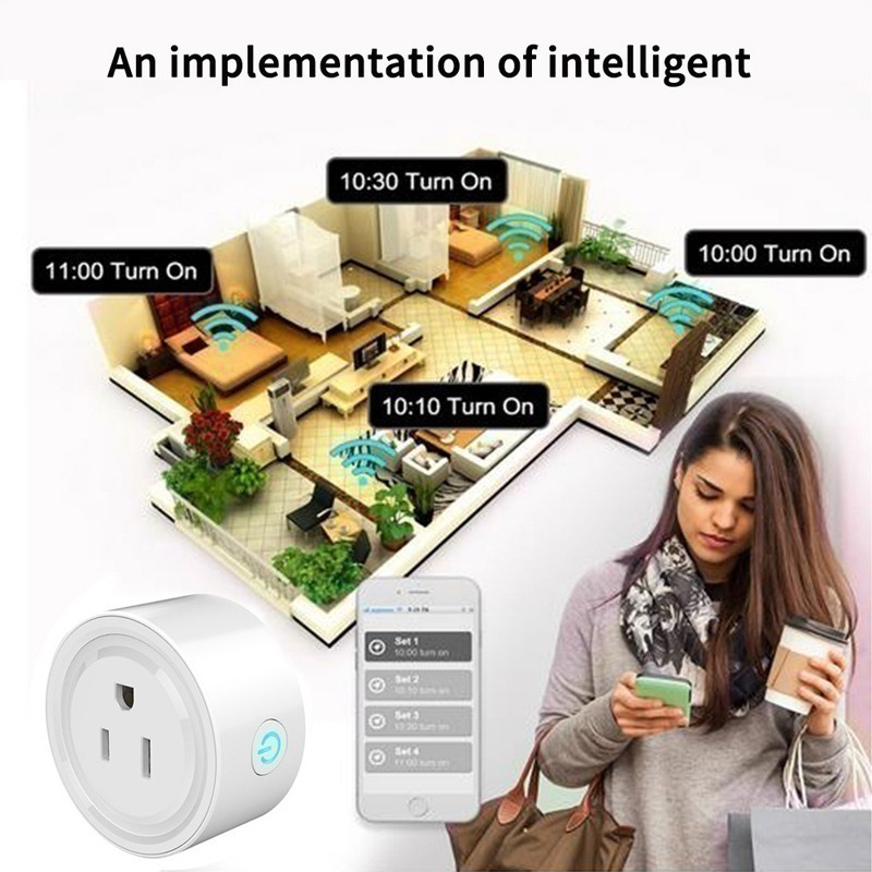 小圓智能插座【20A用電管理 遠端定時 符合台灣規格】IOT 省電神器 節能省電 Tuya APP手機遠端聲控-細節圖5