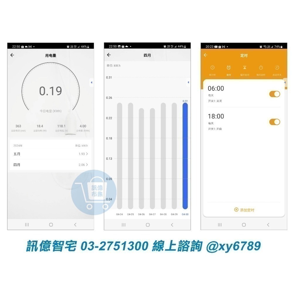 小圓智能插座【20A用電管理 遠端定時 符合台灣規格】IOT 省電神器 節能省電 Tuya APP手機遠端聲控-細節圖6