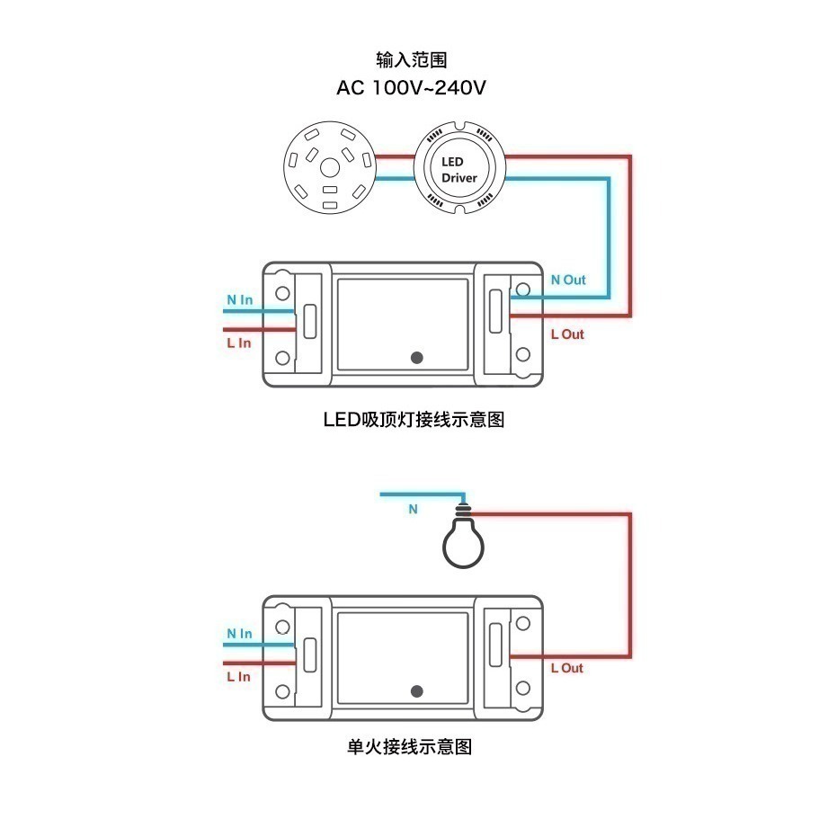 AI聲控省電開關 APP遠端三用通斷器SWITCH-WF【易微聯+RM輕智能遙控+線控】ewelink手機網遠端開關燈-規格圖6