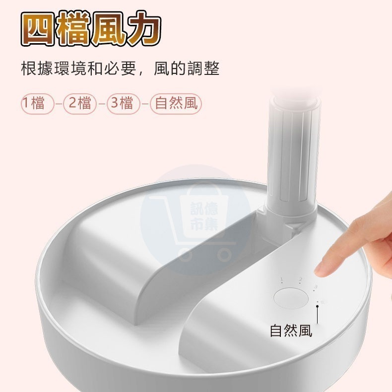 8吋伸縮折疊風扇 折疊伸縮風扇 P9伸縮立扇 USB風扇 落地扇 直立扇 電風扇 露營風扇 可加購包-細節圖6