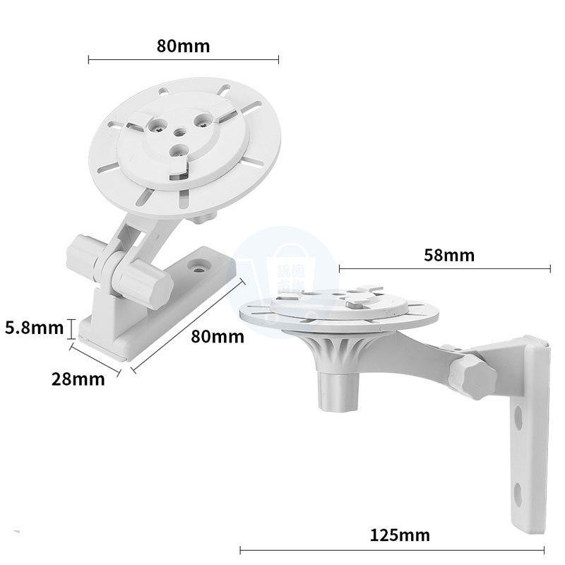 無痕免釘WIFI鏡頭ABS塑膠支架  攝像頭支架 監視器壁掛架 錄影機支架 鏡頭支架 免鑽孔-細節圖8