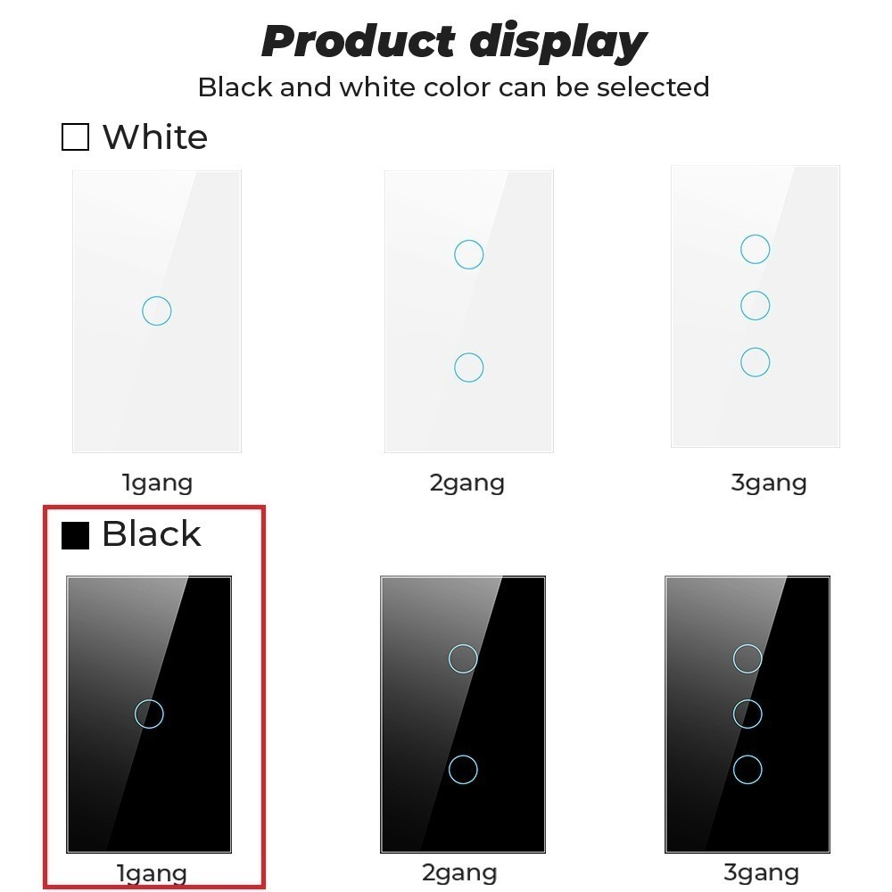 黑色1開(圓底)單零火兩用