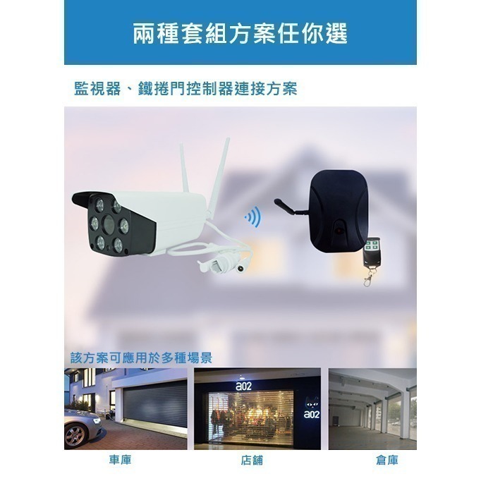 家護保手機遠端快速捲門遙控器 易微聯 APP快遠端開門 格來得3S安進 AI遠端快速卷門 鐵捲門-細節圖4