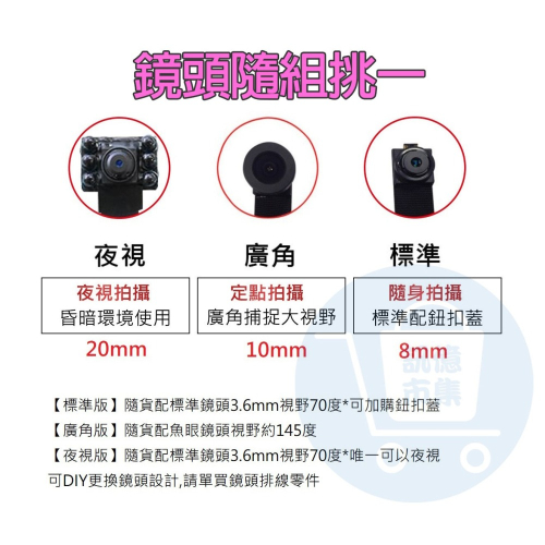 K9W無線針孔攝影機零件【針孔/廣角/夜視 鏡頭排線 鈕扣蓋組 電池配件】無主機 耗材賣場