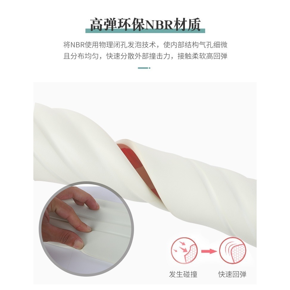 5公尺 家用自黏踢腳板 3D立體裝飾防撞 腳踢板 強力墻角 墻貼自黏-細節圖5