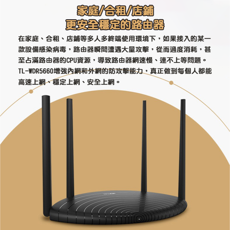 TP-LINK WDR5660易展版無線5G雙頻路由器-細節圖3