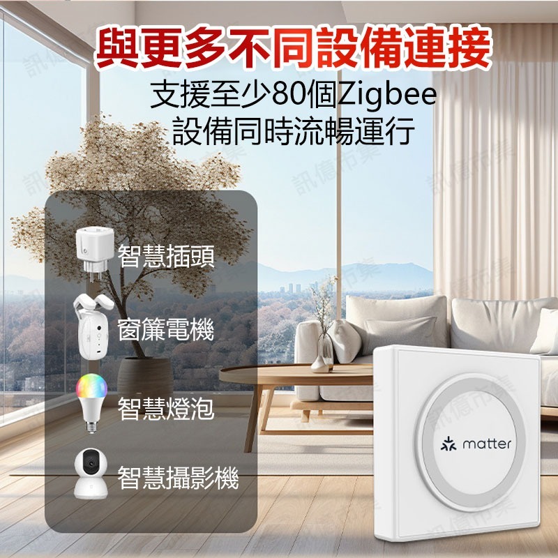 台灣免運 Tuya智能生活 Matter多平臺有線網關homekit & ZigBee-細節圖2
