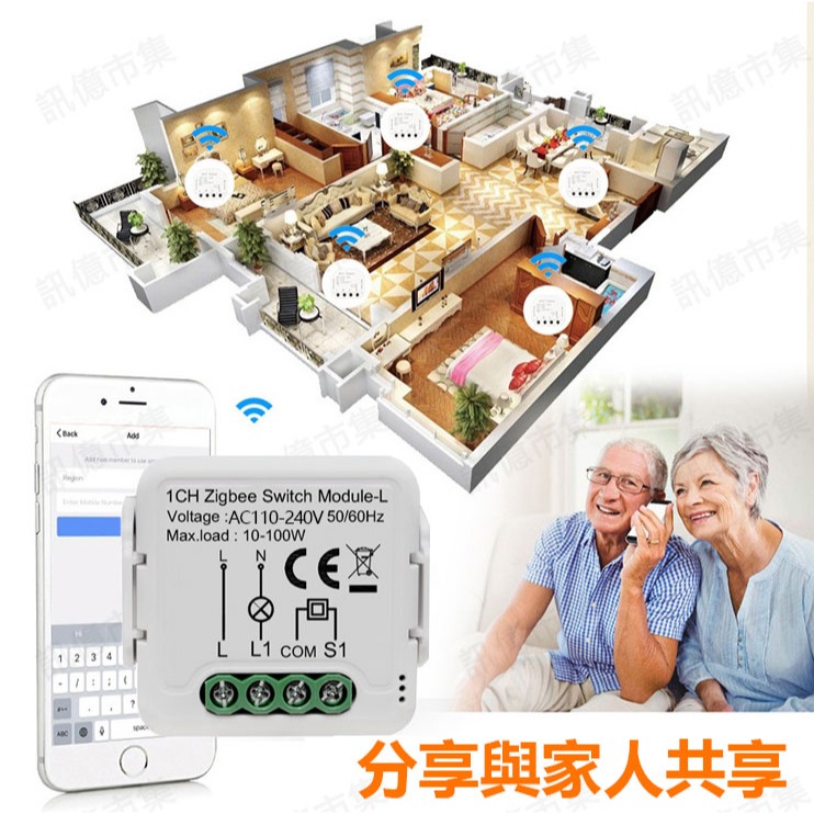 台灣免運 Tuya智能生活 ZigBee單火通斷器 手機APP遠端開關 可配homekit 智慧照明-細節圖9