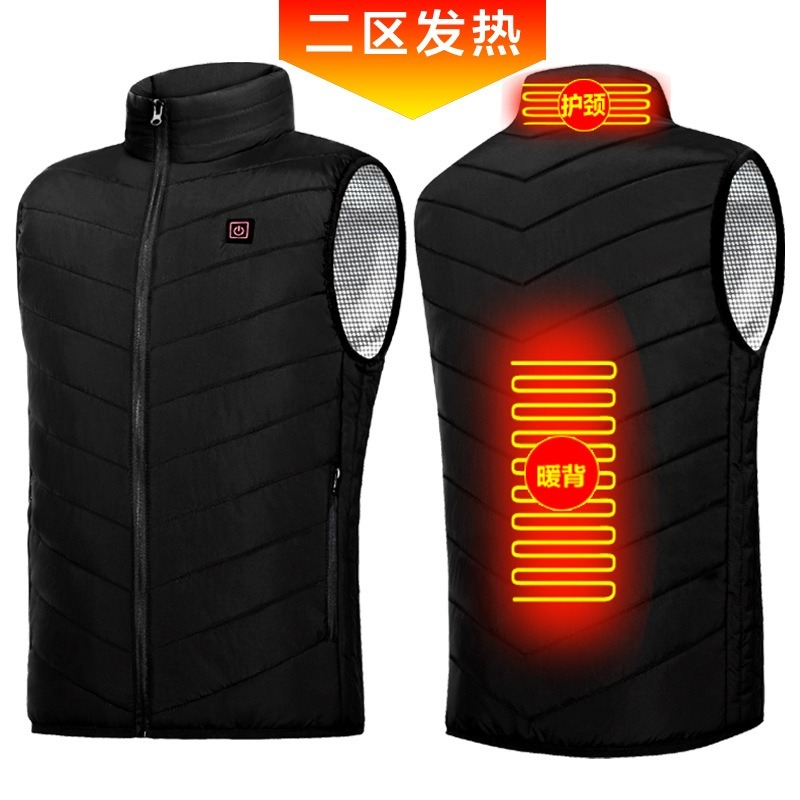 台灣免運 電熱衣 石墨烯發熱衣【9區45度電熱保溫】電熱背心 暖暖包 警衛交管 郵差外送員軍警義消市場批發碼頭工人-規格圖10