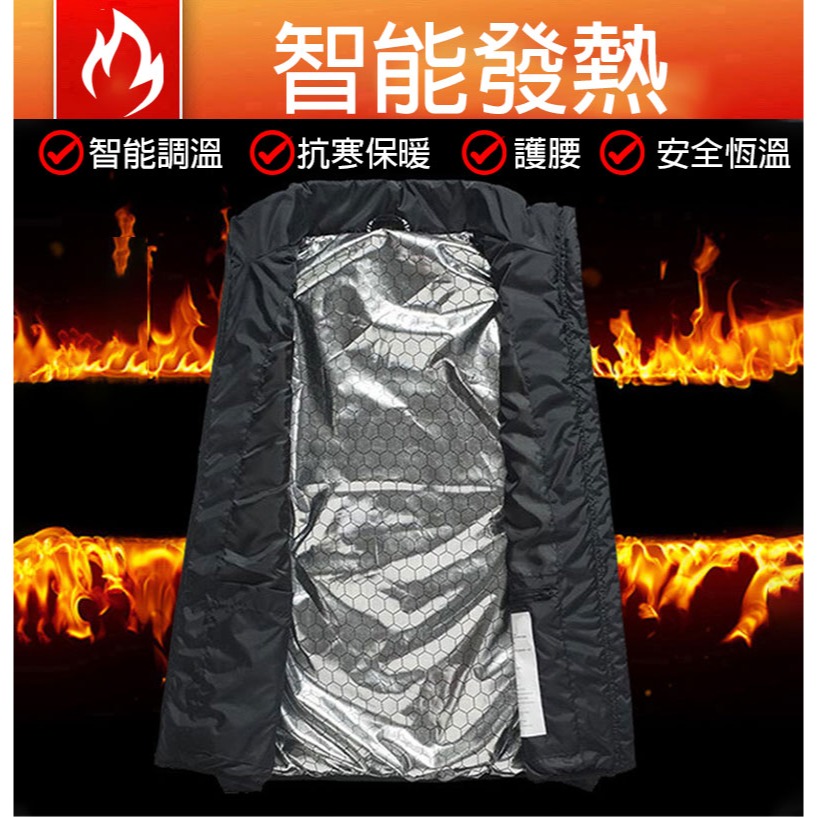 輕鬆抵抗寒流🔥電熱背心 🔥【三檔溫控 USB電熱保溫】智能電熱衣 電熱保暖衣 電發熱衣服 三檔調節 控溫男女同款-細節圖7