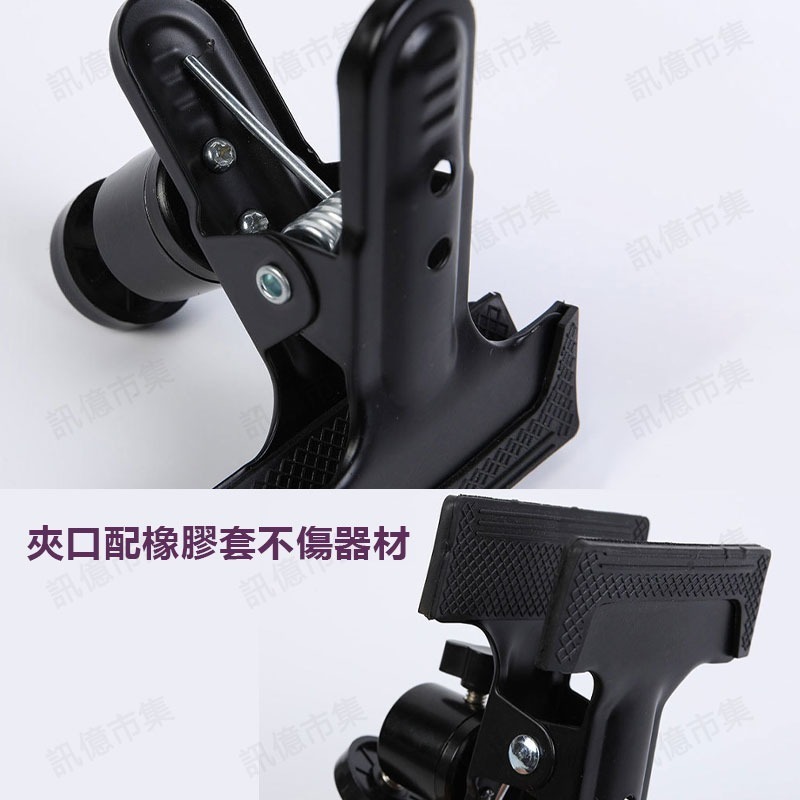 多功能萬用大力 雲臺夾球型支架 嬰兒床固定夾 小米 TP-link Tapo攝影機 雲台萬向 雲台強力夾-細節圖2