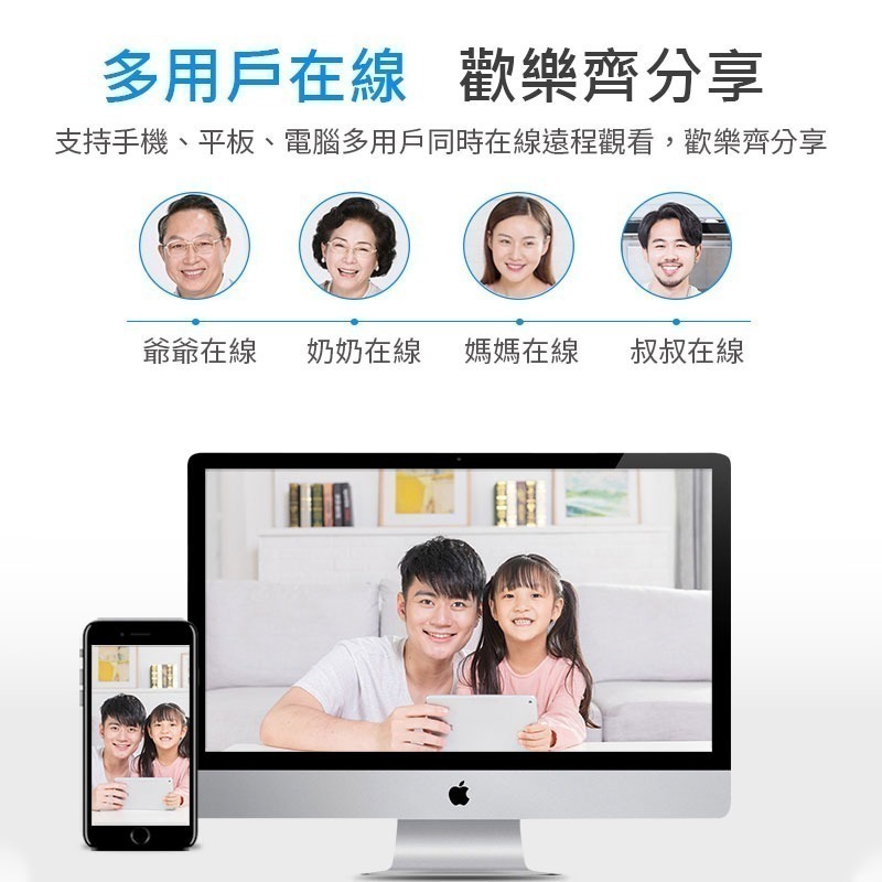 TUYA智能生活 360度遙控旋轉連動監視器 APP雲端攝影機 可搭配鐵捲門-細節圖3