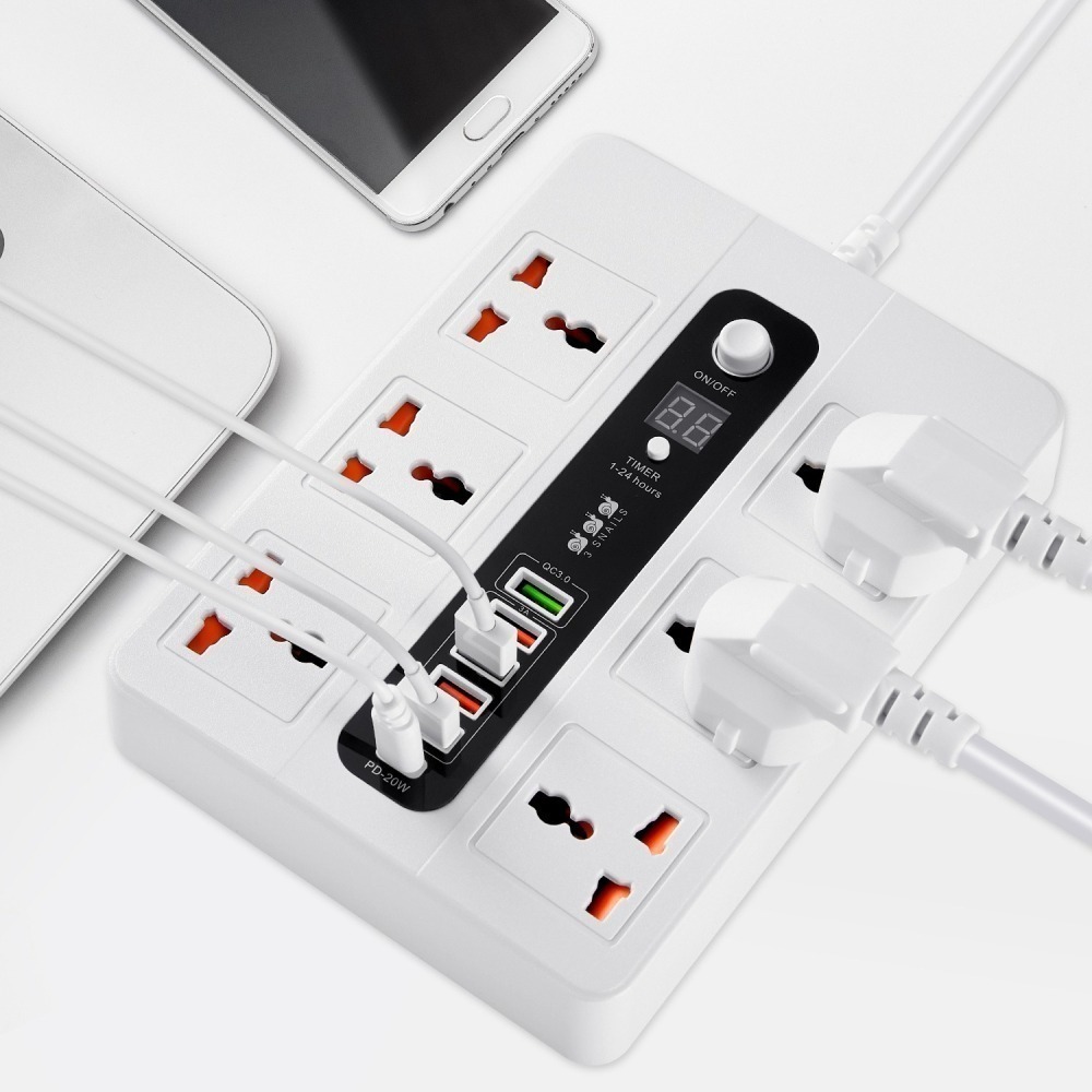 萬能快充定時插座PD20W+QC3.0 BKL-11 定時插座 排插 充電線 延長插座 快充插座 USB插座 延長線-細節圖9