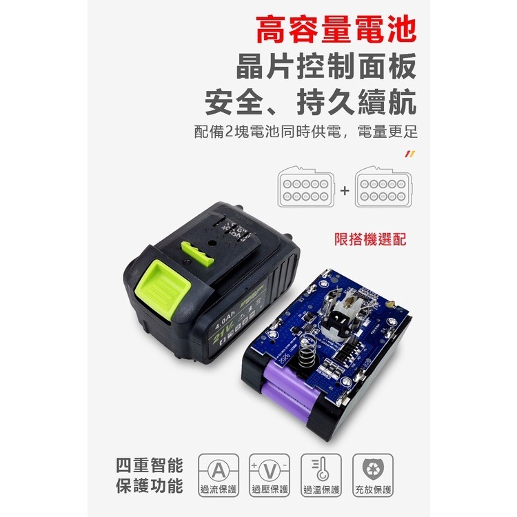 DZA電鑽 無線吹風機 空機 吹吸兩用 大藝A3電池 電動扳手 選配零件 不單獨販售-細節圖2