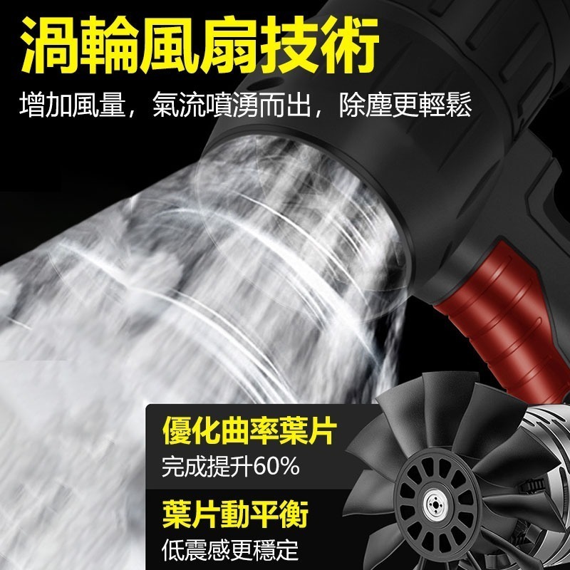 650G暴力渦輪除塵機 MT款電池 吹暴力渦輪無刷除塵機 MT款電池 暴力吹風機 空氣砲 鼓風機 吹葉機 洗車 吹水-細節圖7
