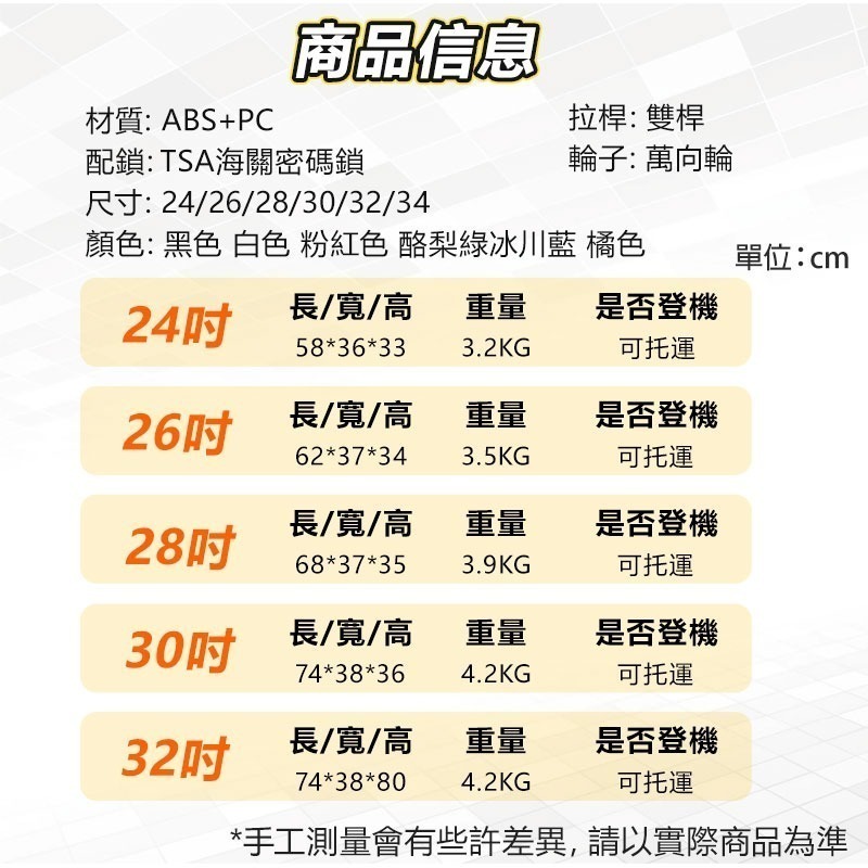 25年最新胖胖行李箱 28吋3/7開超大行李箱 行李箱 胖胖箱 防爆拉鏈行李箱 畢旅行李箱-細節圖10